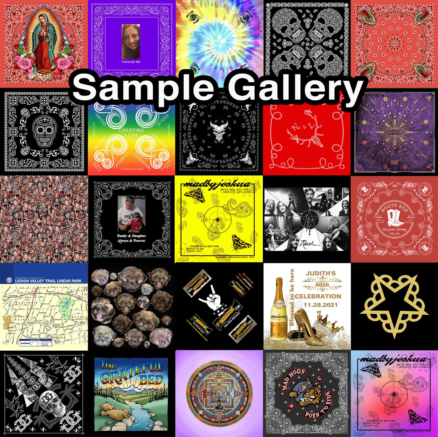 Make Your Own Custom Bandanas