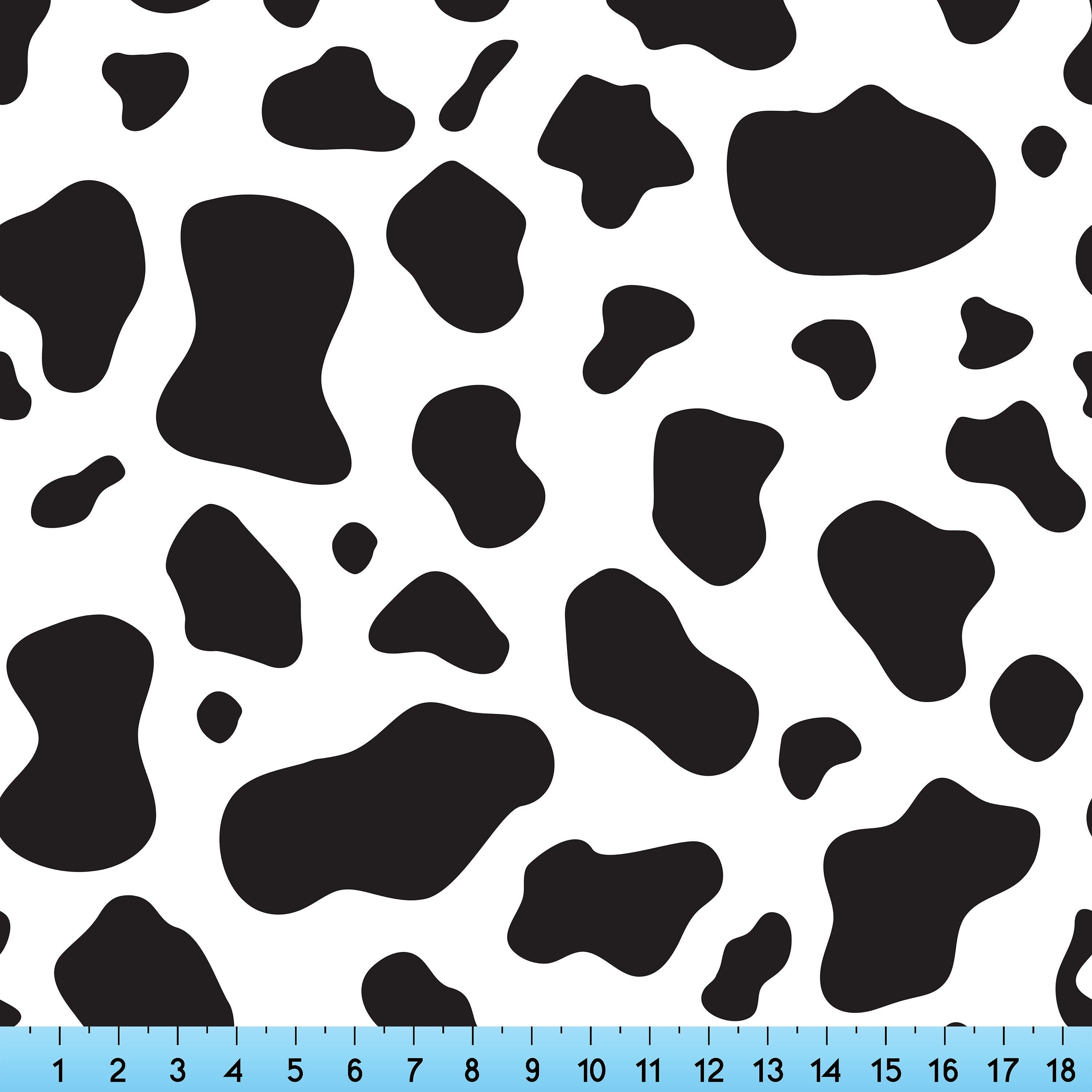  Manfei Cow Print Fabric by The Yard, Brown White Cow Fur Print  Fabric for Craft Lovers and Sewing Hobby, Abstract Cowhide Print Decorative  Fabric for for Upholstery and Home DIY Projects