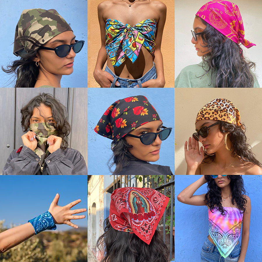 Make Your Own Custom Bandana, Personalized Head Wrap or Scarf