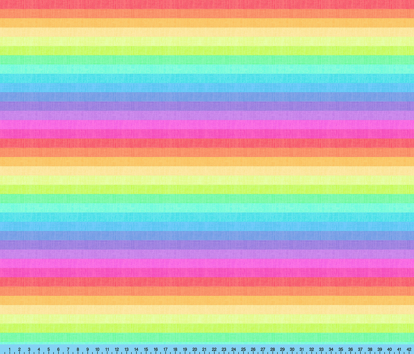 Rainbow Stripes Fabric By The Yard
