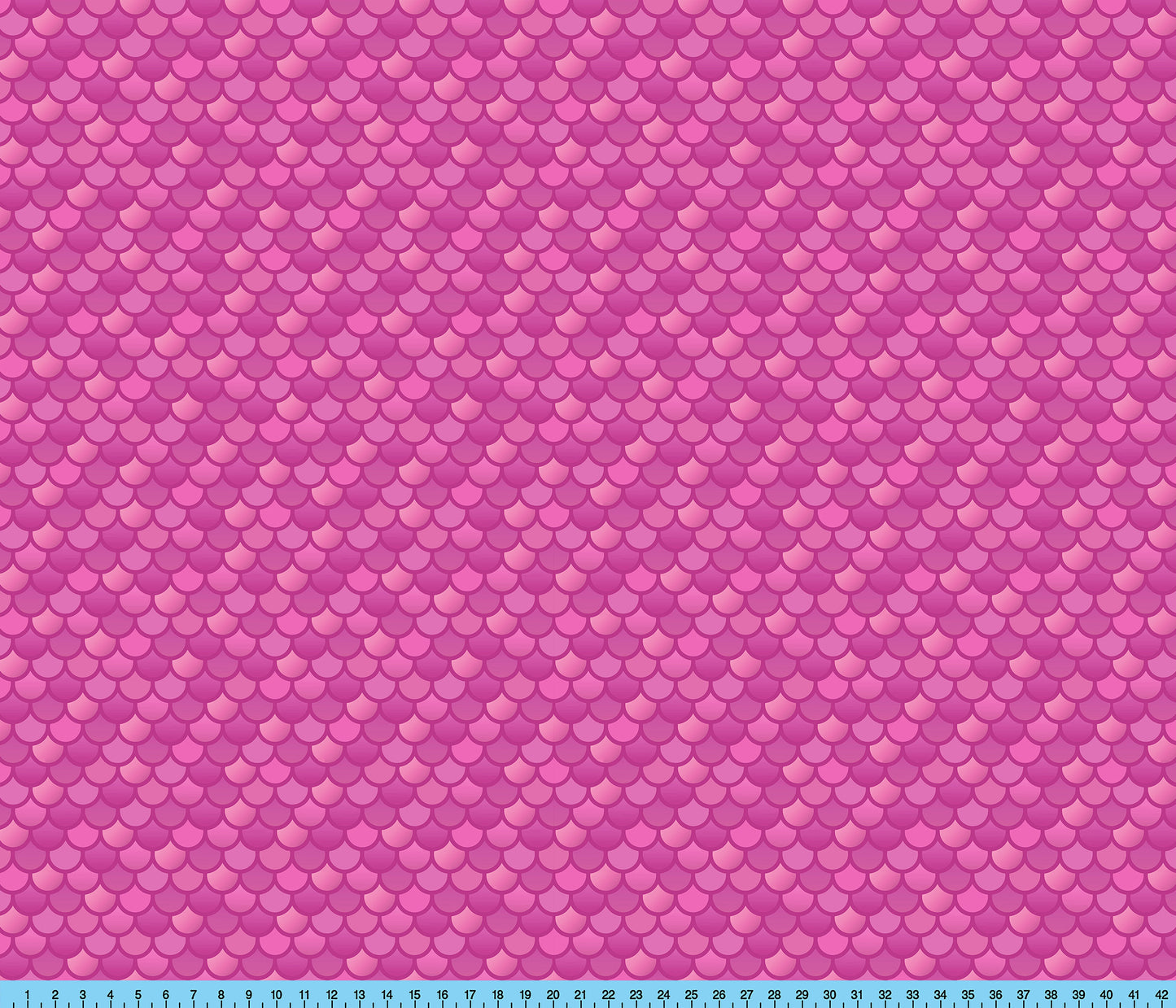 Pink Mermaid Scales Fabric By the Yard, Half Yard and Fat Quarter