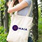 Custom Logo Tote Bags on Natural Cotton, Printed Fabric Shopping Market Bags