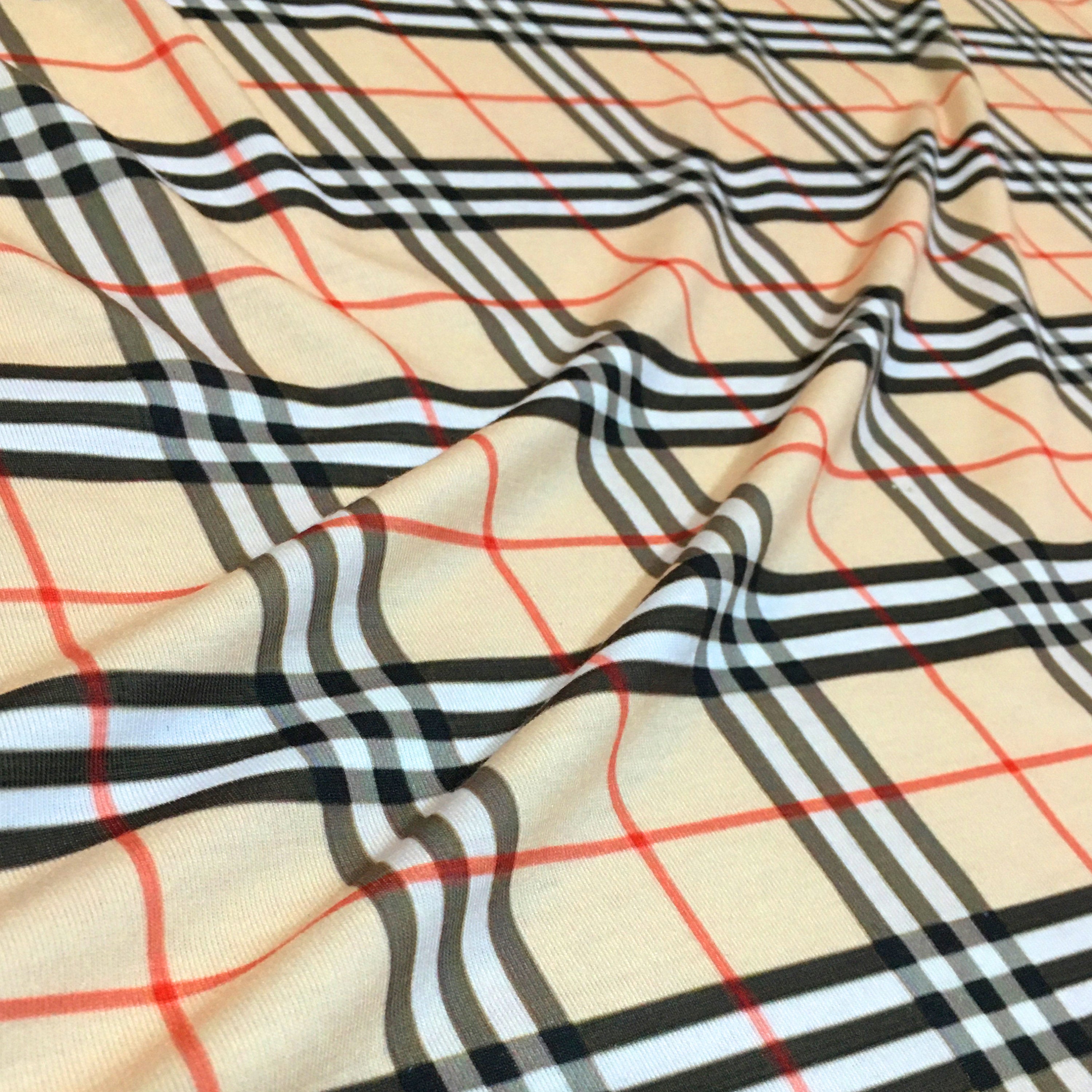 Burberry plaid fabric by the yard online