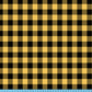 Black and Yellow Plaid Fabric Pattern, Buffalo Check Lumberjack Tartan Design Printed By The Yard