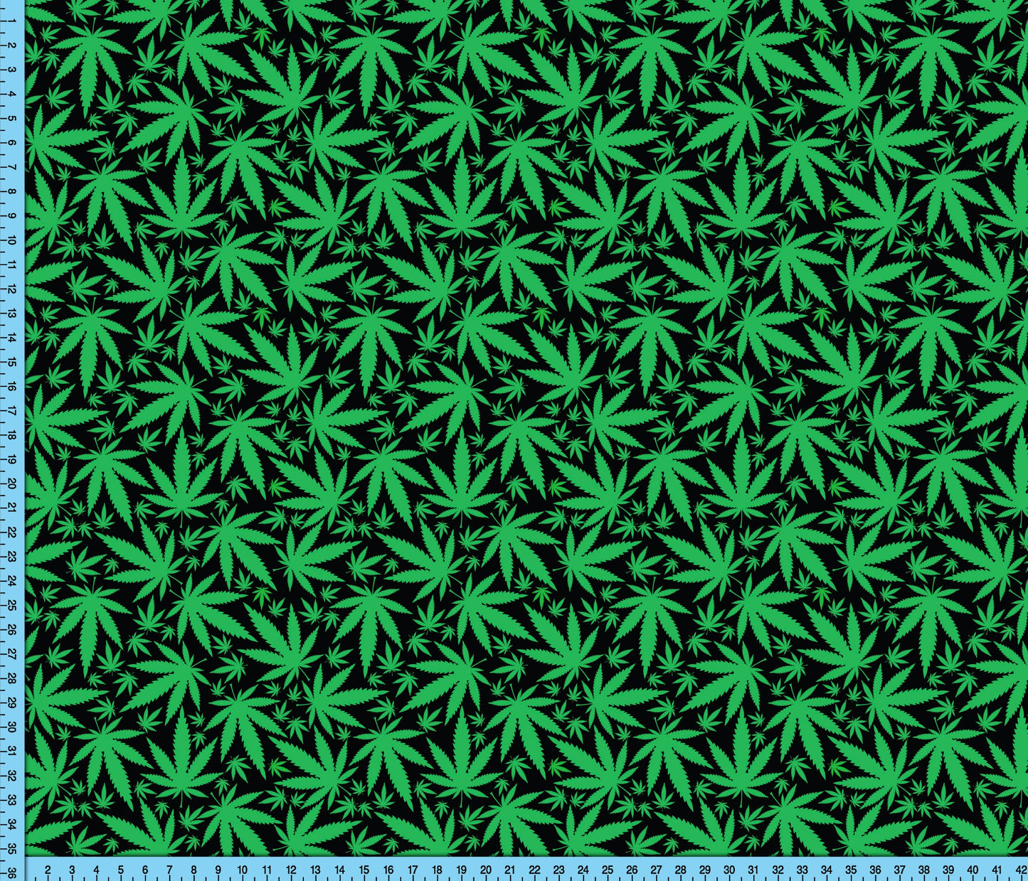 Cannabis Leaf Fabric By The Yard, Marijuana Leaf Fabric Printed By the Yard. Spandex, Broadcloth, Poplin, Gabardine, Liverpool, Satin