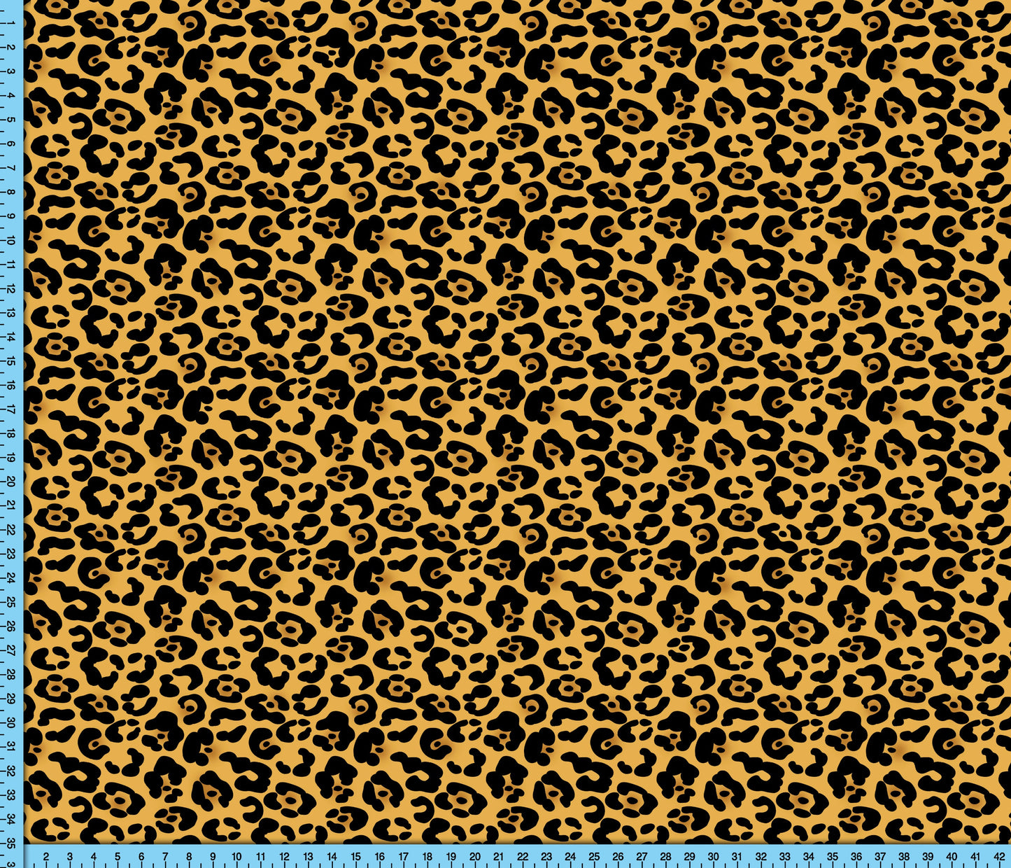 Jaguar Animal Print Fabric By the Yard, Half Yard and Fat Quarter