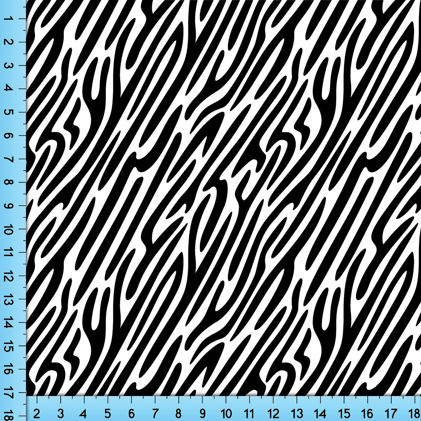 Zebra Stripe Print Fabric, Animal graphic pattern by the Yard on Spandex, Satin, Jersey knit, Bullet knit, Gabardine