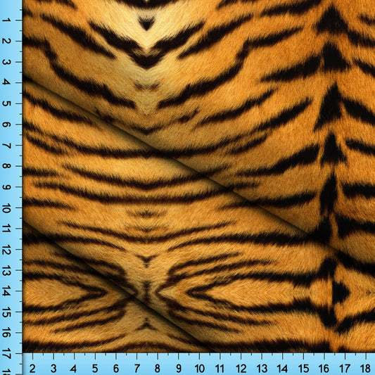 Tiger Print Fabric By the Yard