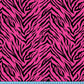 Pink Tiger Stripes Fabric By The Yard, Black and Fuchsia Pink Pattern Printed on the fabric of your choice