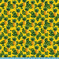 Tropical Pineapples Fabric Pattern Printed By the Yard