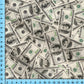 Hundred Dollar Fabric By the Yard, Money Pattern Photo Design for Crafts, Upholstery, Clothing