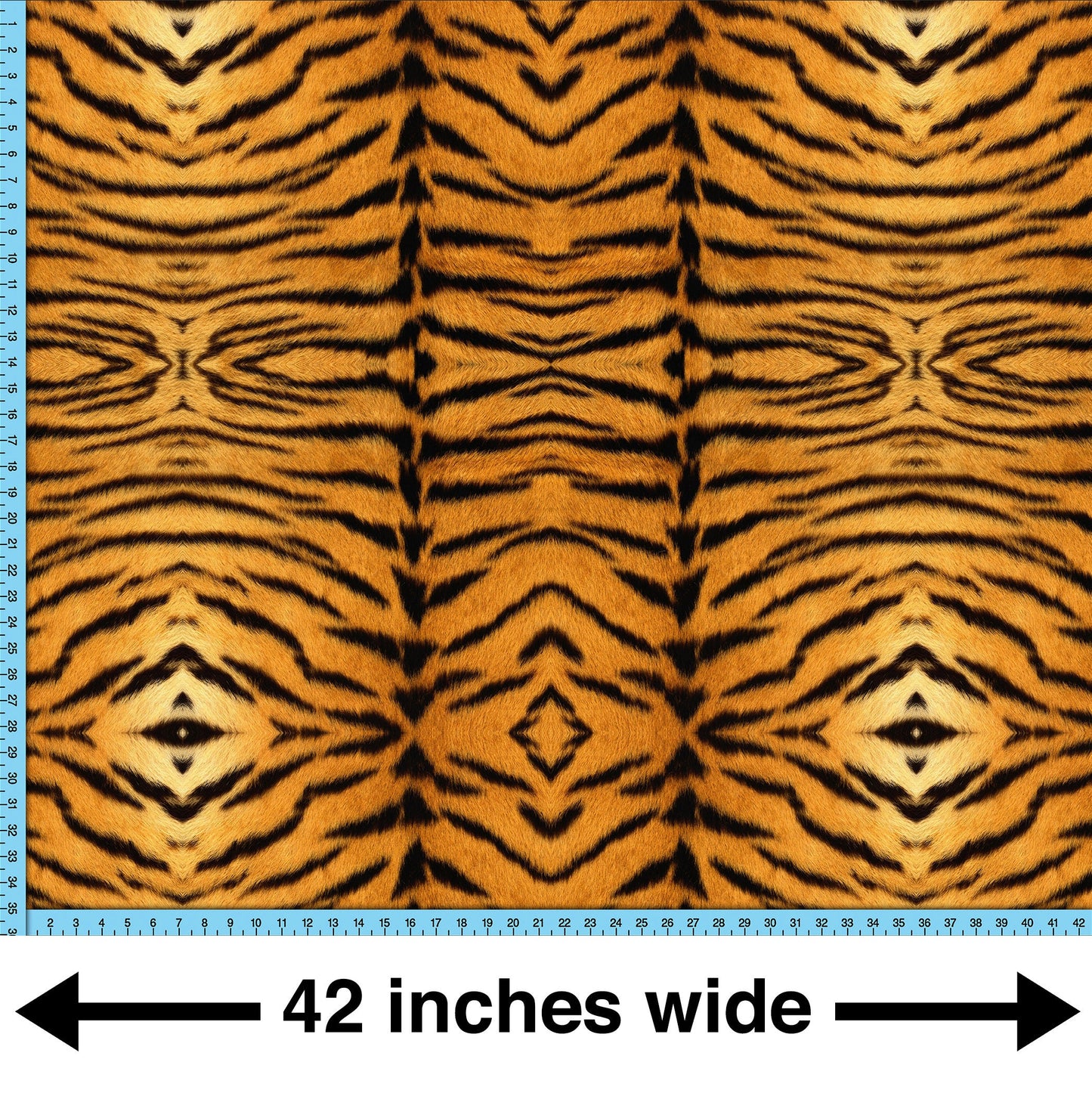 Tiger Print Fabric By the Yard