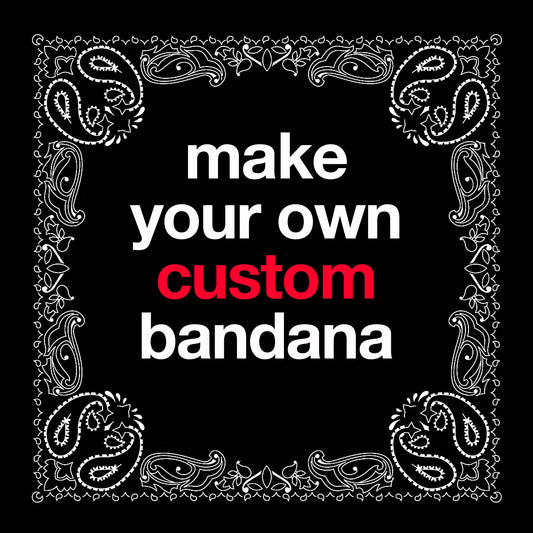 Make Your Own Custom Bandana, Personalized Head Wrap or Scarf