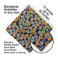 Mexican Loteria Bandana, Paisley Head Wrap, Scarf or Sarong