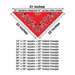 Mexican Loteria Card Bandana Printed on a Black Paisley Background
